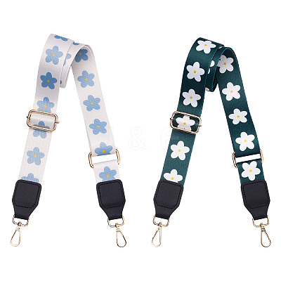 2Pcs Adjustable Polyester Bag Handles AJEW-GN0001-02-1