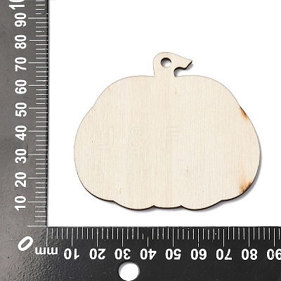 Halloween Printed Wooden Big Pendants WOOD-I016-01F-1