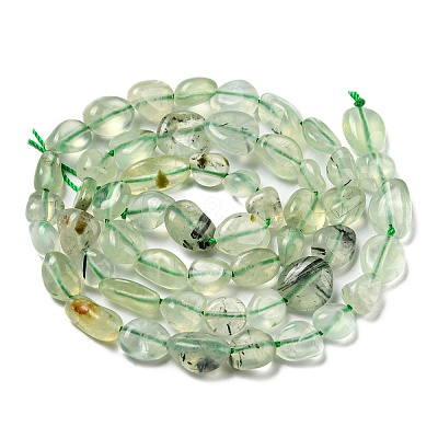 Natural Prehnite Beads Strands G-P497-01A-09-1