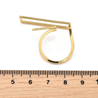 Brass Cuff Rings RJEW-Z097-04G-1