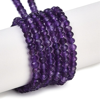 Natural Amethyst Beads Strands G-F778-A04-01-1
