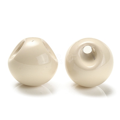 Opaque Acrylic Beads OACR-G012-01B-1