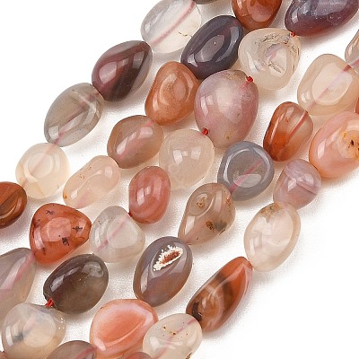 Natural Agate Beads Strands G-P623-A02-02-1