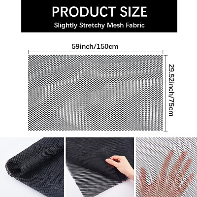 Polyester Mesh Fabric DIY-WH20002-182A-01-1