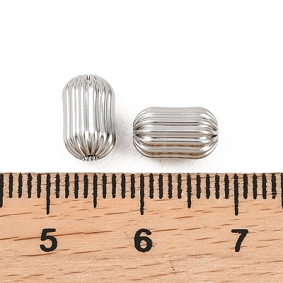 304 Stainless Steel Beads STAS-F339-10B-01-1