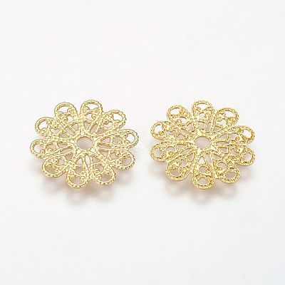 Brass Vintage Filigree Findings LS-KK-B554-G-1