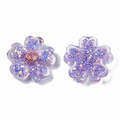 Transparent Resin Cabochons CRES-N034-18B-1