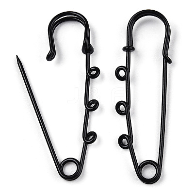 Spray Painted Iron Brooch Findings IFIN-K043-01A-01-1