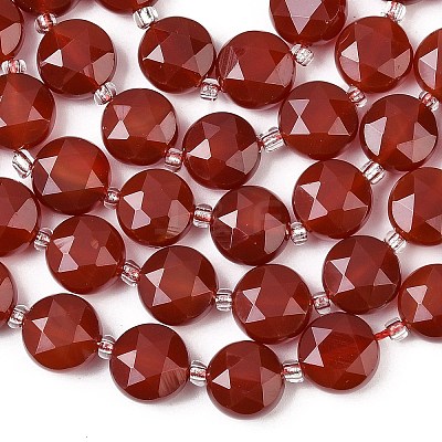 Natural Carnelian Beads Strands G-F812-C01-01-1