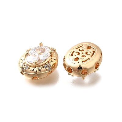 Brass Glass Beads KK-M318-36G-02-1