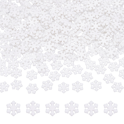 500Pcs Opaque Acrylic Beads MACR-UN0001-10-1