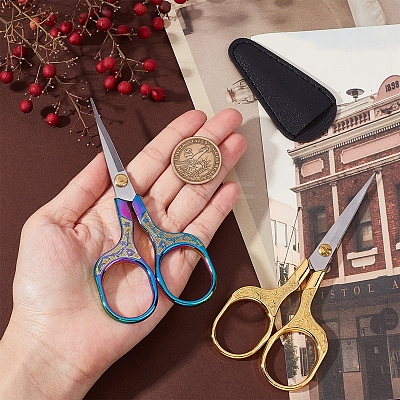 4Pcs 3 Style 3cr13 Stainless Steel Scissors TOOL-SC0001-27-1