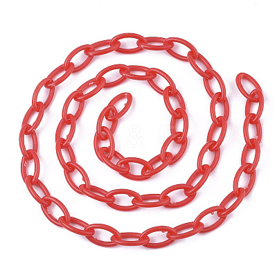 Opaque Acrylic Cable Chains X-SACR-N010-001E-1