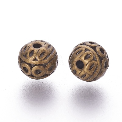 Tibetan Style Zinc Alloy Beads PALLOY-L230-01AB-NR-1