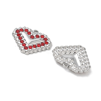 304 Stainless Steel Rhinestone Pendants RB-CBA7A56-01B-P-1
