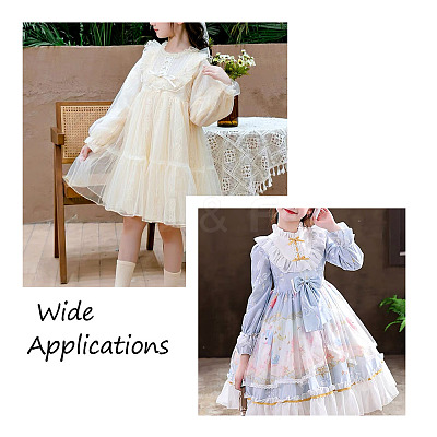 2-Layer Pleated Satin Organza Ribbons PJ-TAC0004-02A-1