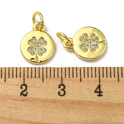 Golden Brass Pendants KK-L209-012G-02-1