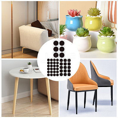 198Pcs 3 Styles Round Felt Furniture Pads AJEW-GF0013-26A-1