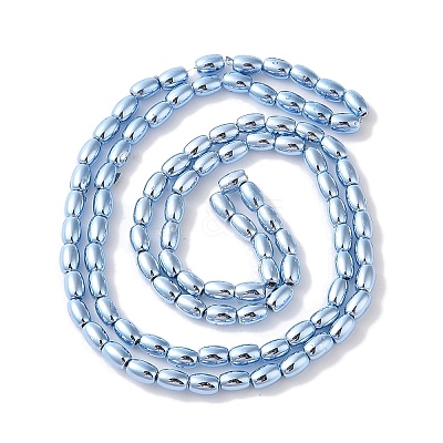 Electroplate Beads Strands X-EGLA-H104-02F-1