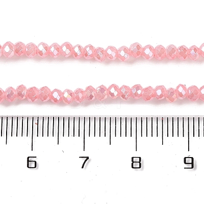Baking Electroplate Glass Beads Strands DGLA-A039-J4mm-B08-1
