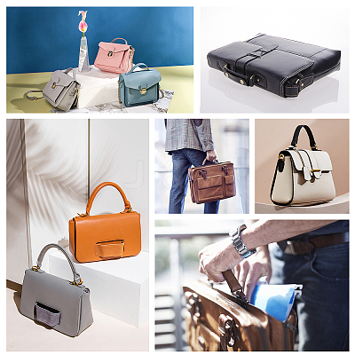 Leather with Alloy Chain Bag Strap FIND-WR0003-88-1