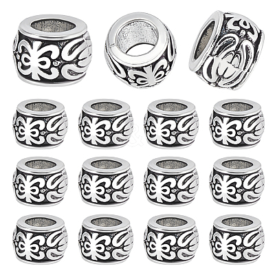 150Pcs Tibetan Style Alloy European Beads FIND-HY0005-18-1