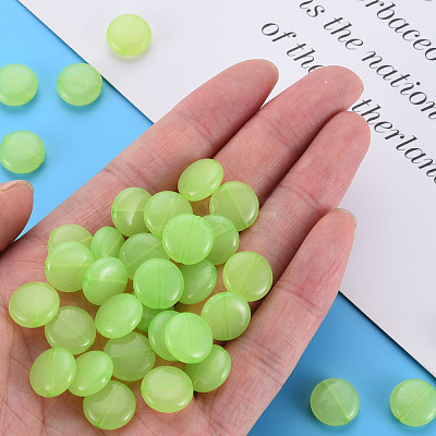 Imitation Jelly Acrylic Beads MACR-S373-91-E06-1