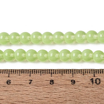 Acrylic Imitation Cat Eye Beads Strands OACR-Q197-01A-09-1