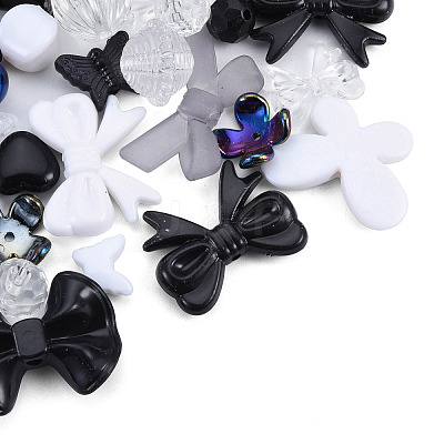Opaque & Transparent Acrylic Beads MACR-T045-01I-1