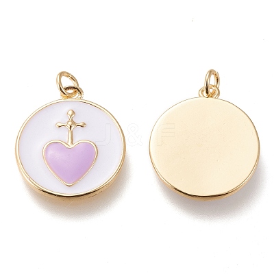 Brass Pendants LS-ZIRC-I044-01C-1