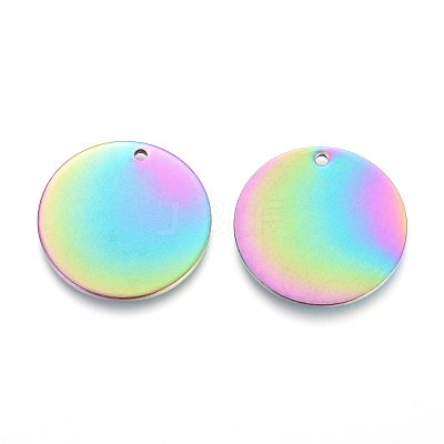 Ion Plating(IP) 304 Stainless Steel Pendants STAS-I124-03B-M-1