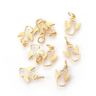 Brass Charms KK-F783-01G-1