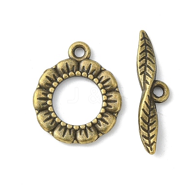 Tibetan Style Toggle Clasps X-MLF11359Y-NF-1