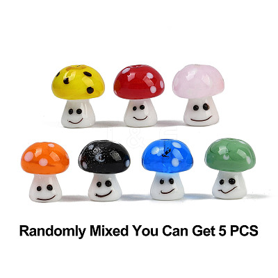 5Pcs Handmade Lampwork Beads LAMP-TA0001-96-1