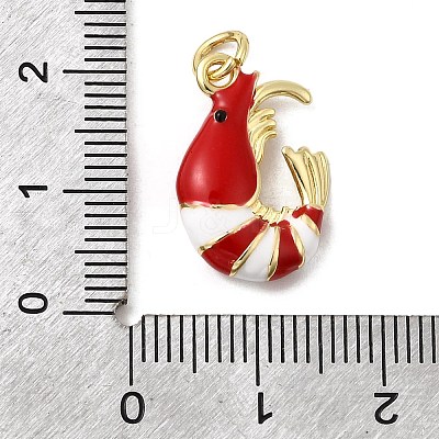 Brass Enamel Pendants X-KK-H092-07G-01-1