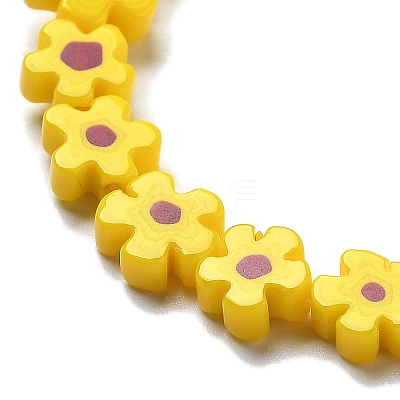 Handmade Millefiori Lampwork Beads Strands LAMP-F035-09L-1