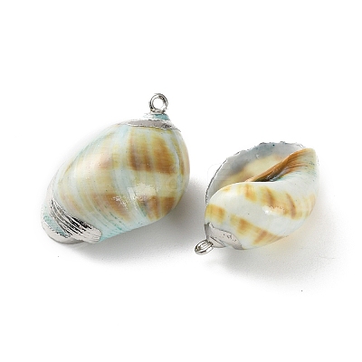 Conch Shell Pendants SSHEL-B002-06A-1