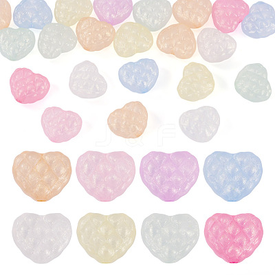 Luminous Transparent Acrylic Beads LACR-TA0001-07E-1