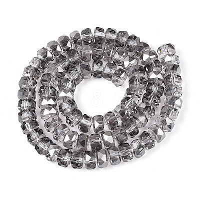 Electroplate Glass Beads Strands EGLA-T021-20C-1