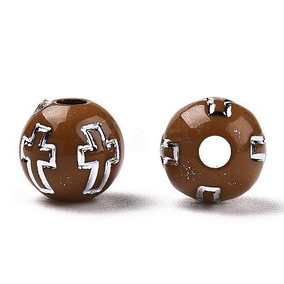 Plating Acrylic Beads PACR-Q113-10A-1