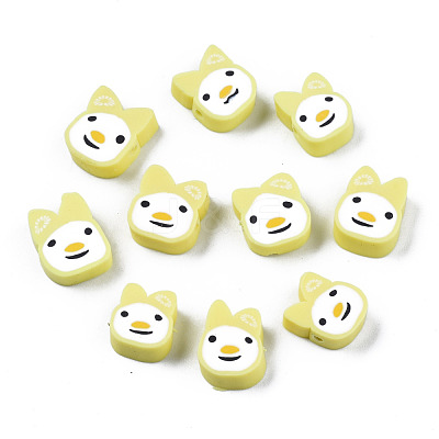 Handmade Polymer Clay Beads CLAY-N011-030F-1