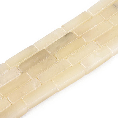 Natural White African Opal Beads Strands G-T141-100B-1