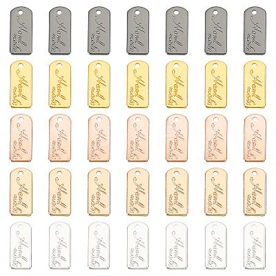 50Pcs 5 Colors Alloy Charms FIND-WR0011-36-1