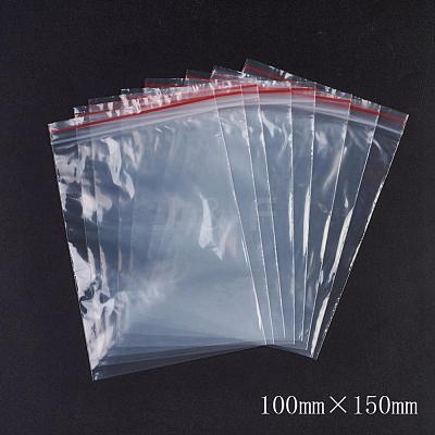 Plastic Resealable Packaging Bags OPP-G001-D-10x15cm-1