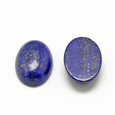 Natural Lapis Lazuli Cabochons G-R415-13x18-33-1