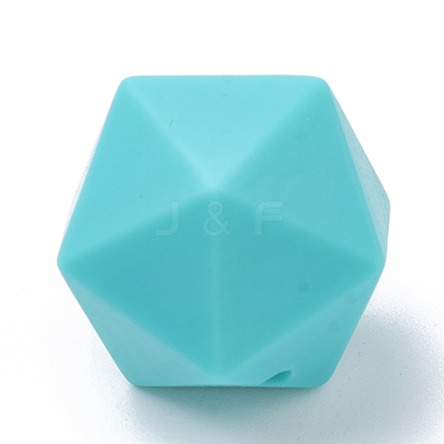 Food Grade Eco-Friendly Silicone Focal Beads SIL-T048-14mm-06-1