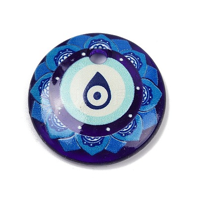 Handmade Lampwork Pendants LAMP-R005-01H-1