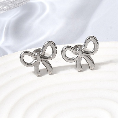 304 Stainless Steel Stud Earrings STAS-B126-13P-1