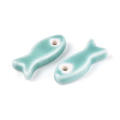 Handmade Porcelain Ceramic Beads PORC-T134-01E-1