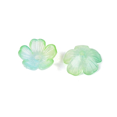 Transparent Plastic Bead Caps KY-Q005-02A-03-1